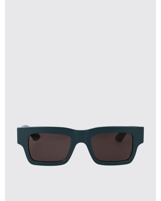 McQueen White Am0508S 004 Rectangular Sunglasses for men
