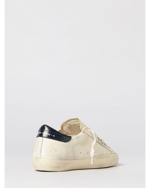 Golden Goose Deluxe Brand Natural Super-Star Used Nappa And Suede Sneakers for men