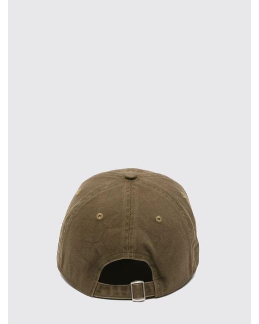 sunflower Green Embroidered Logo Cotton Twill Hat for men