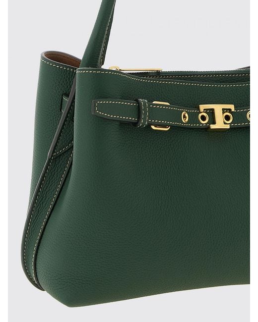 Tod's Green Mini Leather Handbag