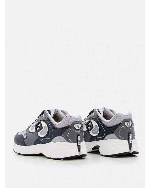 Fendi Blue Sneakers for men