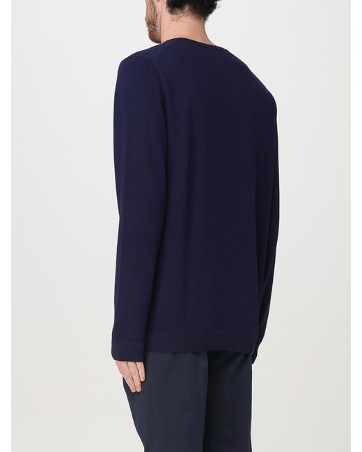 Maglia A Girocollo Basic di Fay in Blue da Uomo