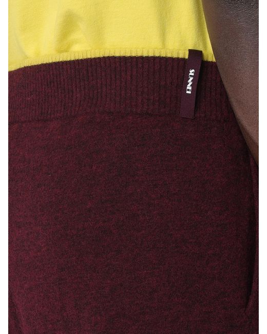 Sunnei Red Trousers for men