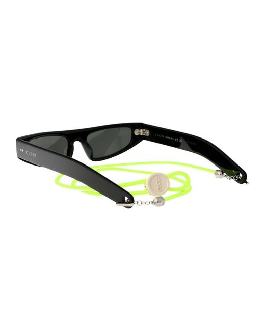 Occhiali Da Sole Gg1634 S 006 di Gucci in Green