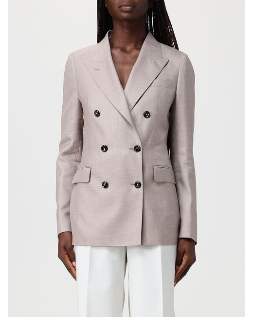 Tagliatore Natural Double-Breasted Blazer