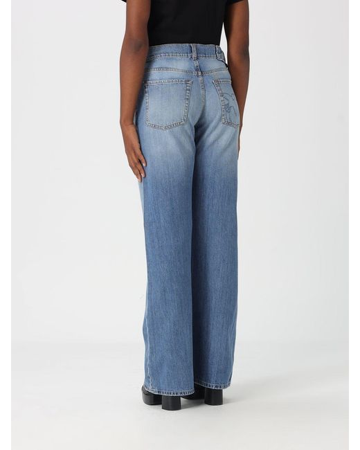Pinko Blue Wanda Medium Wave Denim Jeans
