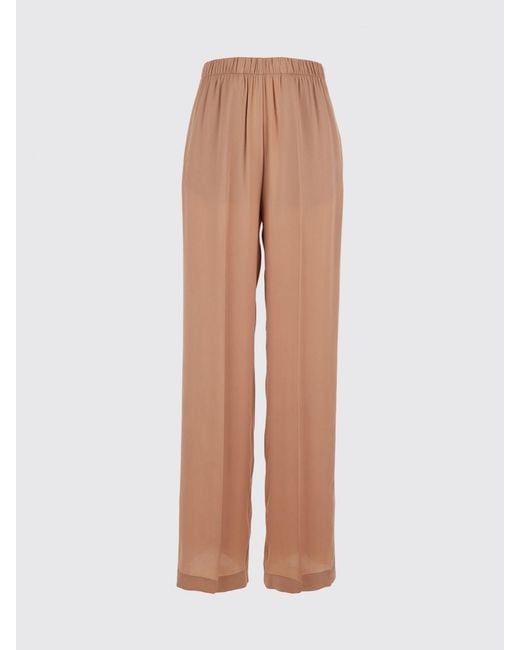 Semicouture Natural Silk Trousers