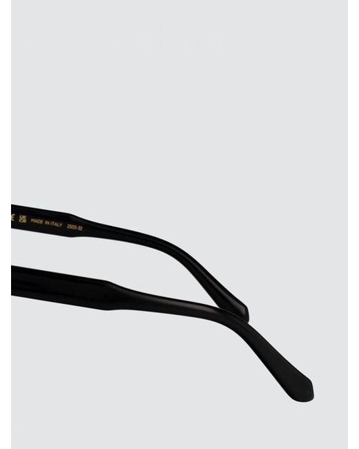 Ferragamo Gray Rectangular Cat-Eye Acetate Sunglasses With Gancini Logo