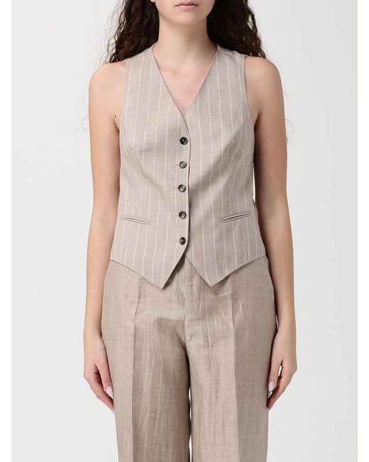Tagliatore Natural Pinstriped Single-Breasted Jacket