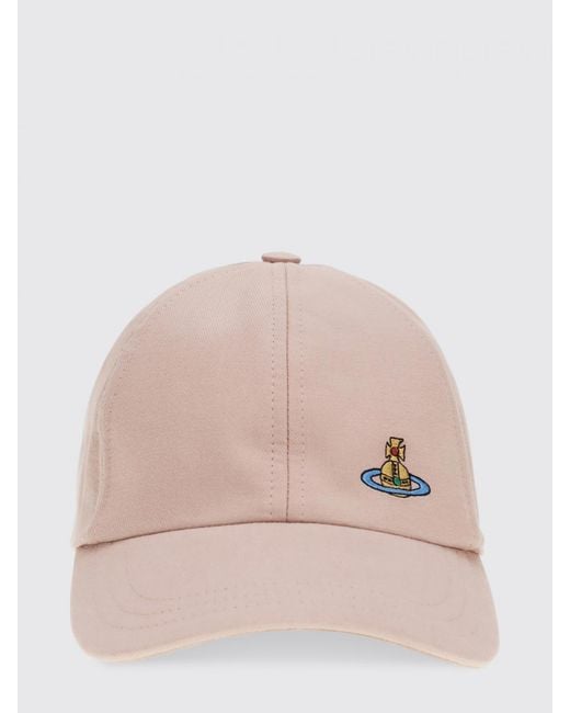 Vivienne Westwood Natural Cotton Twill Hat for men
