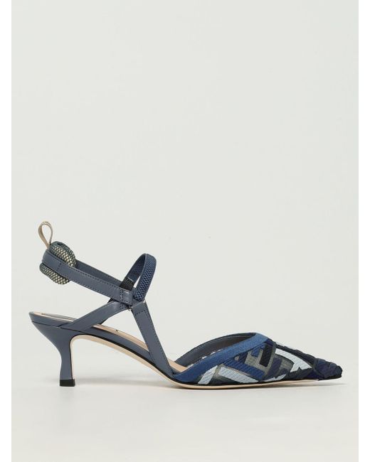 Fendi Blue Schuhe Damen