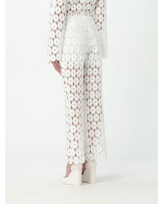 Pantalone di Erika Cavallini Semi Couture in White