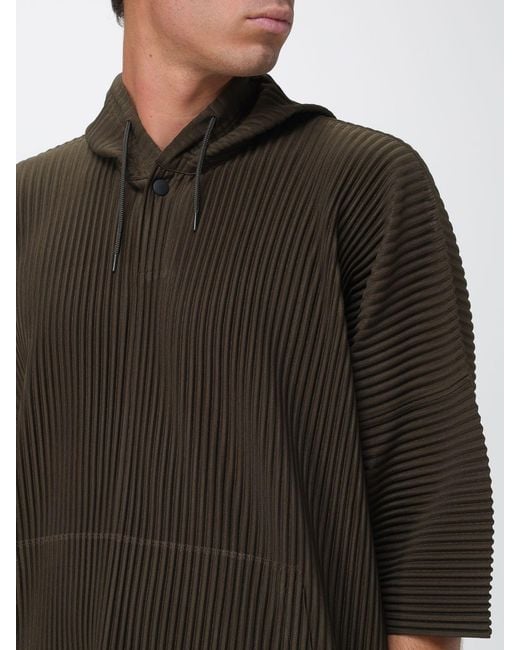 Homme Plissé Issey Miyake Black Polo Shirt for men