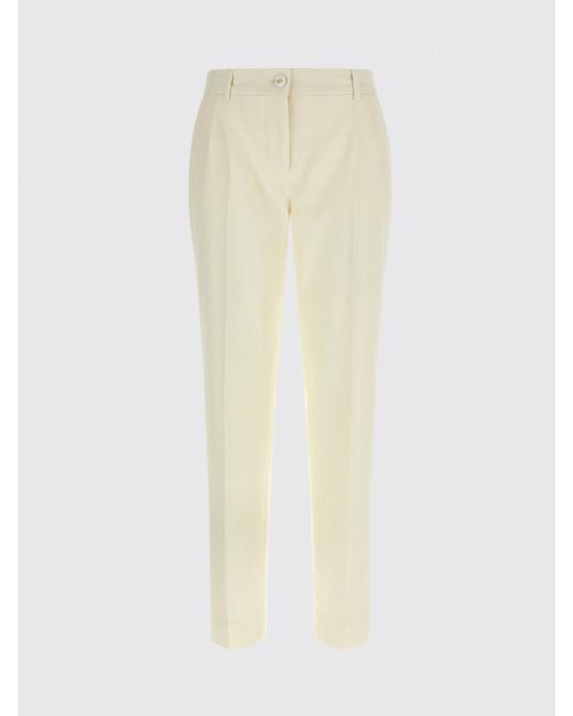 Dolce & Gabbana Natural Dolce &Amp Gabbana Slim Fit Virgin Wool Trousers