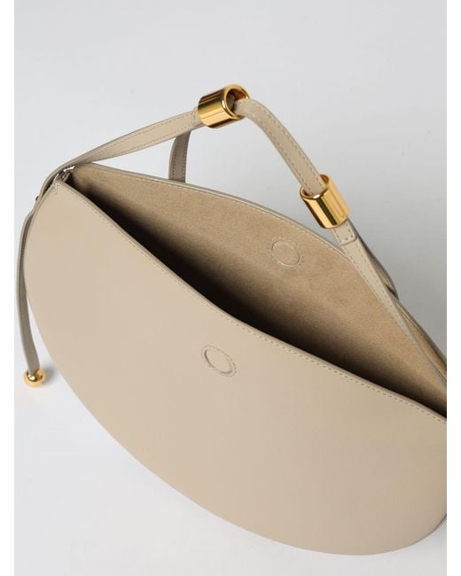 Furla Natural Moonstone M Leather Bag