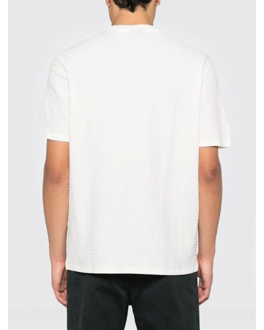 Emporio Armani White Basic Cotton T-Shirt for men