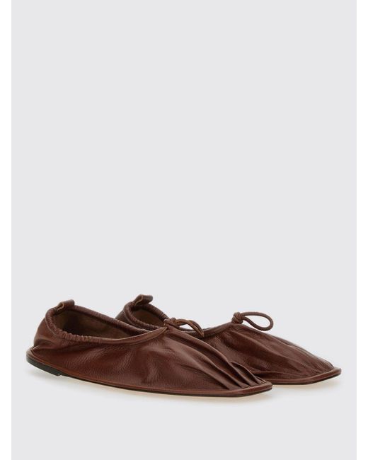 Hereu Brown Flache Schuhe Damen