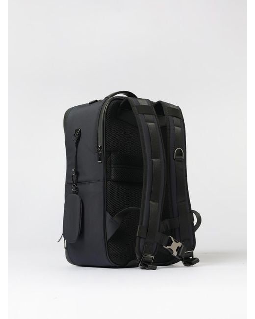 Emporio Armani Black Backpack for men