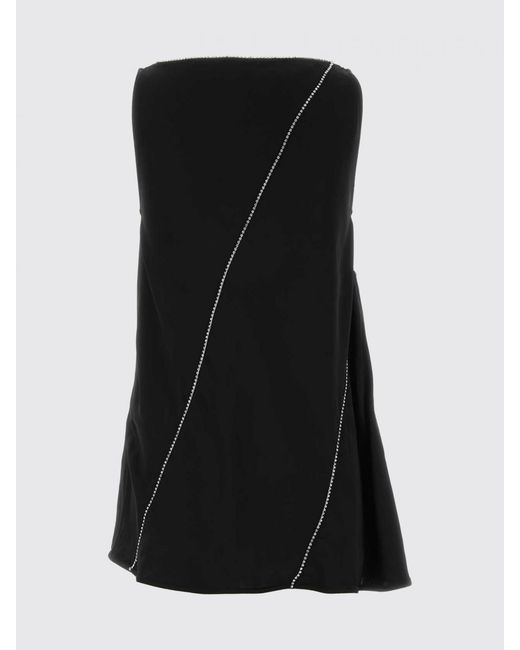 Jil Sander Black Viscose Top