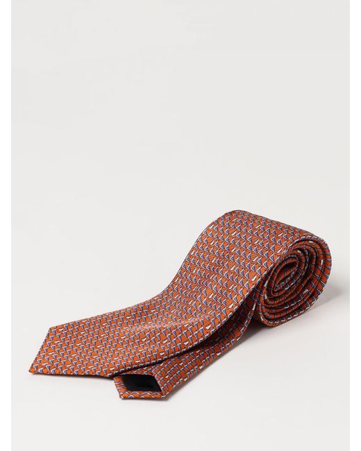 Zegna Brown Tie for men