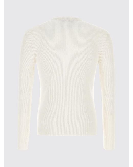 Our Legacy White Silk Crew Neck Jumper for men