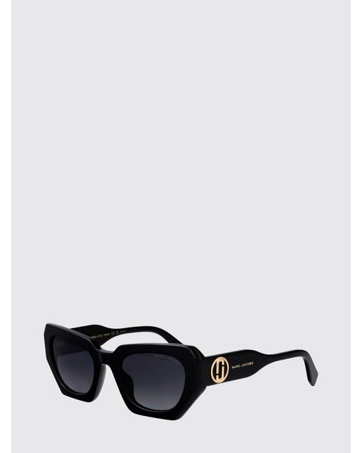 Marc Jacobs White Rectangular Sunglasses