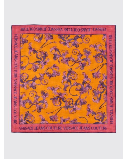 Versace Jeans Couture Orange Scarf