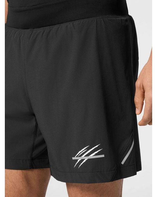 Philipp Plein Black Technical Fabric Shorts for men