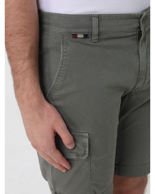 Mason's Gray Cargo Shorts for men