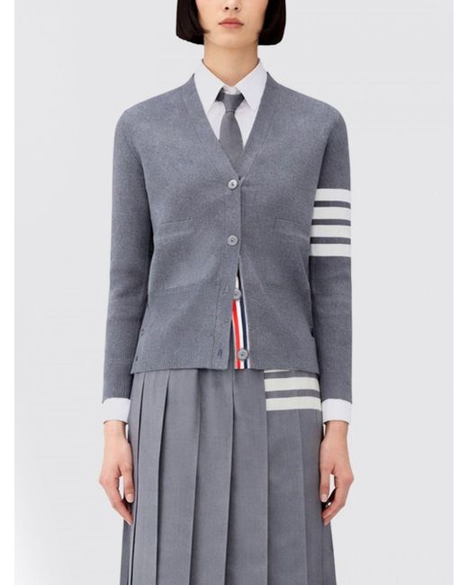Thom Browne Blue Wollcardigan