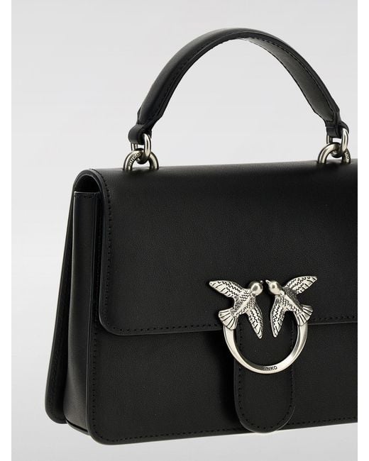 Pinko Black Mini Love Bag One Leather Bag