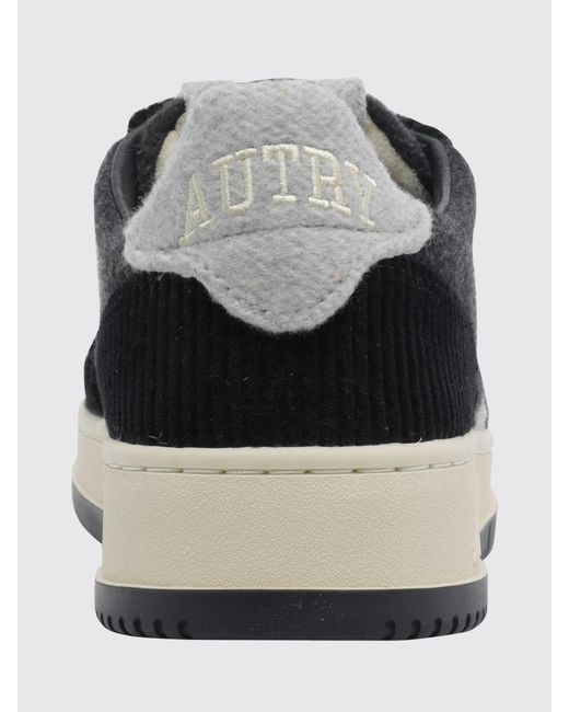 Autry Black Medalist Low Trainers for men