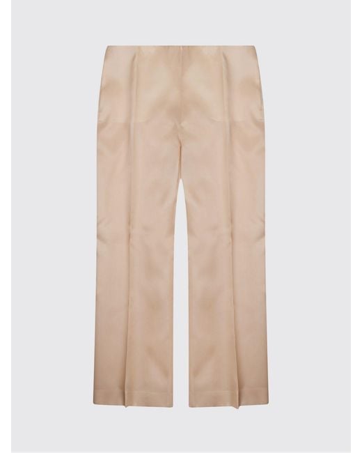 Alberta Ferretti Natural Pants