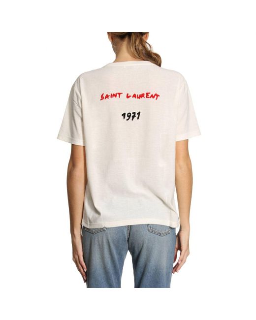 saint laurent shirt white