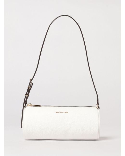 Michael Kors Natural Izzy Grained Leather Bag