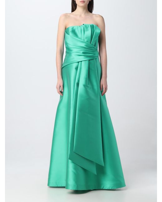 Alberta Ferretti Green Dress