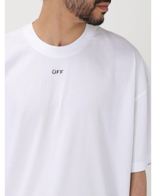 Off-White c/o Virgil Abloh T-shirt in White für Herren