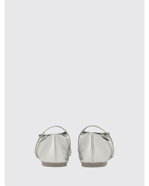 Ferragamo White Flat Shoes