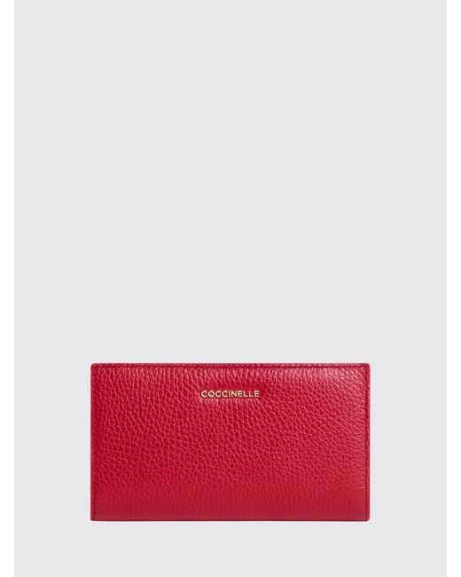 Coccinelle Metallic Soft Hammered Leather Wallet