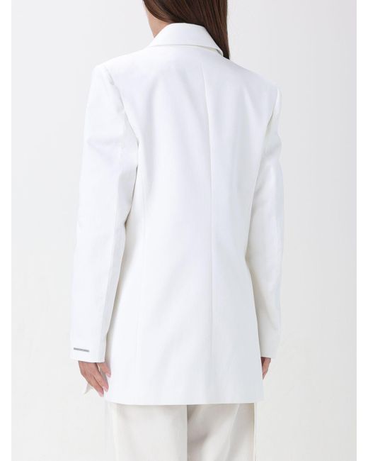 Giacca in cotone stretch di Calvin Klein in White
