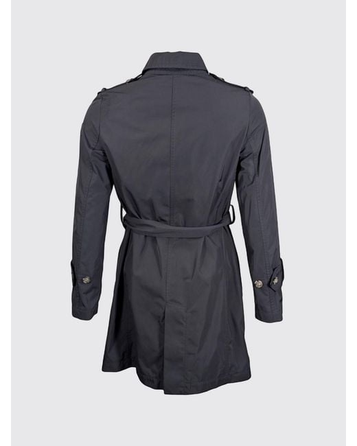 Gabardina Cruzada De Poliéster Peuterey de color Blue