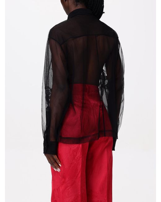 Des Phemmes Red Hemdbluse Damen