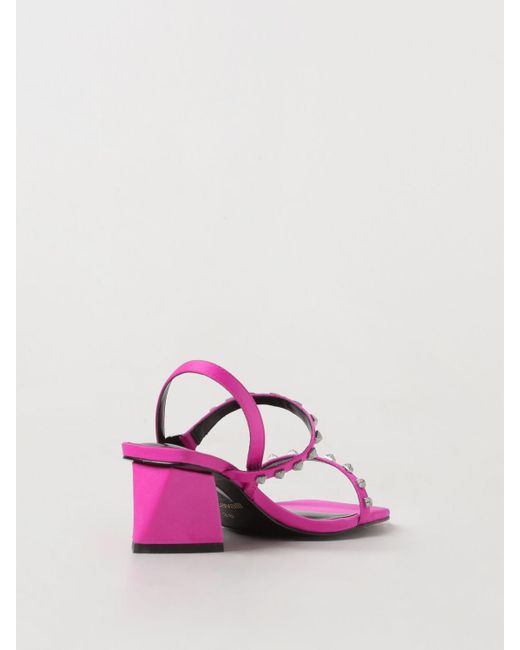Just Cavalli Pink Heeled Sandals