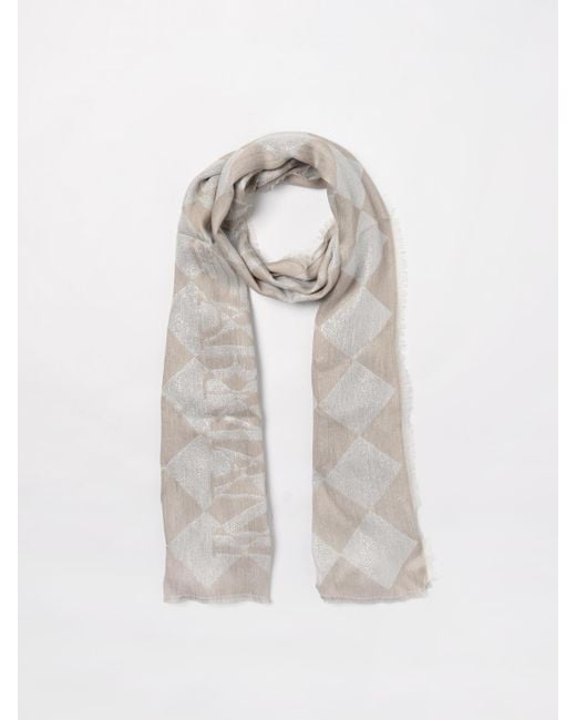 Emporio Armani White Neck Scarf