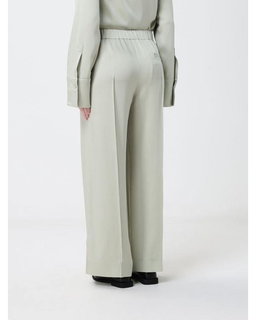 Jil Sander Gray Palazzo Trousers