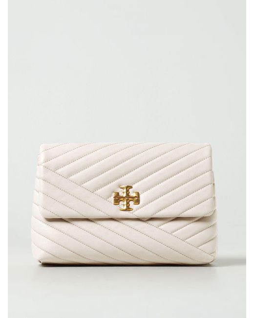 Tory Burch Natural Kira Bag In Quilted Leather