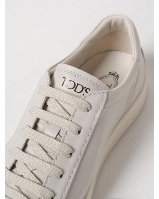 Tod's Natural Leather Sneakers for men