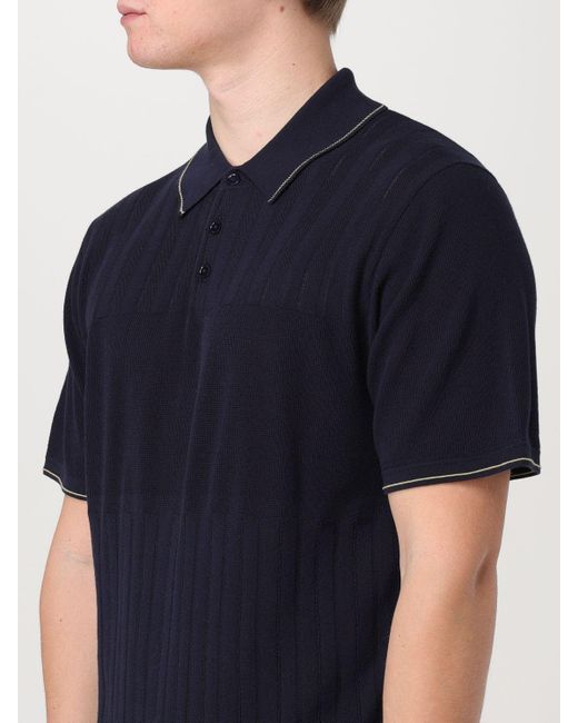 Paul Smith Blue Polo Shirt for men