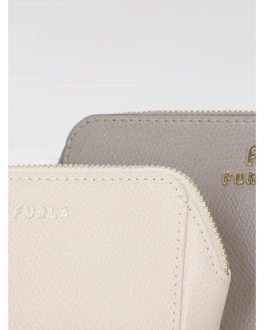 Furla Gray Schultertasche Damen