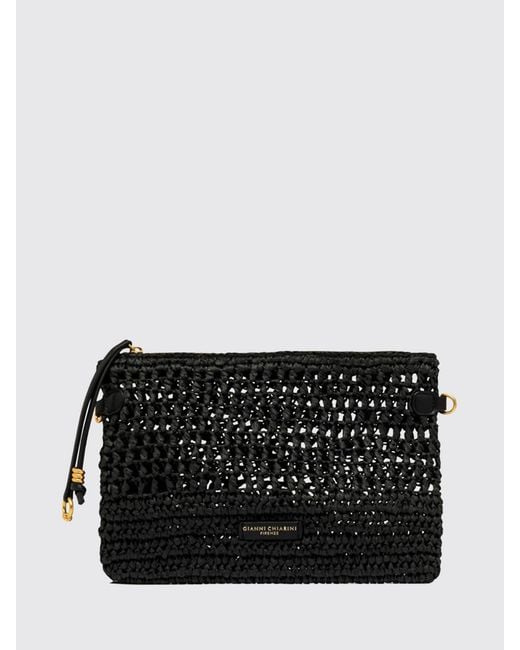 Gianni Chiarini Black Shoulder Bag Club Marcella